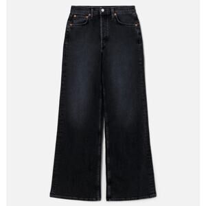 Re/Done Comfort Stretch High Rise Wide Leg Jeans Size 26